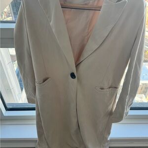 Princess Polly Cream Blazer